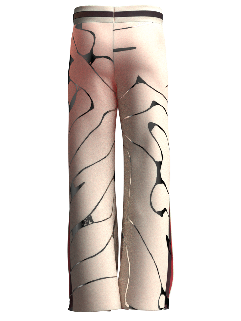 Trousers aniconic light pink