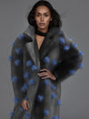 The Healer coat in blue