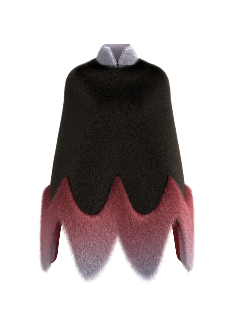 II0XV fur cape