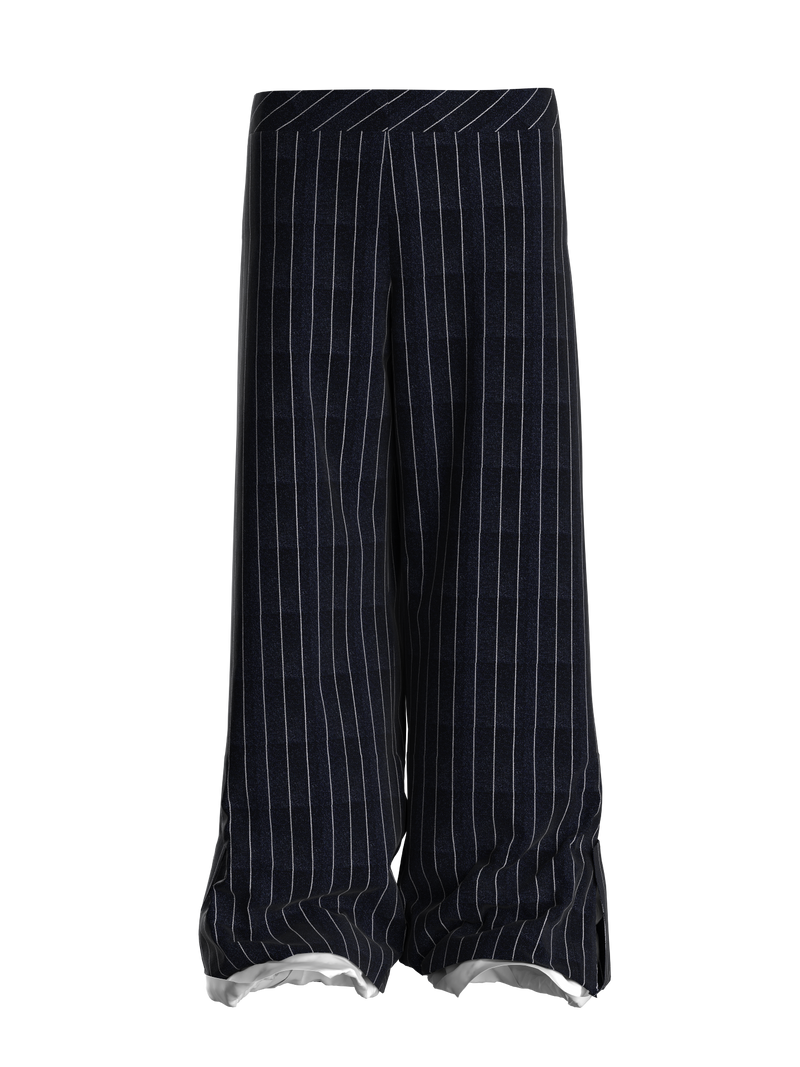 LORENZO LA COMMARE PINSTRIPED TROUSERS