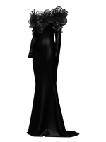 BlackRoseEveningGown