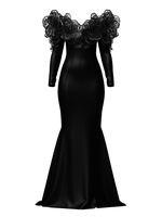 BlackRoseEveningGown