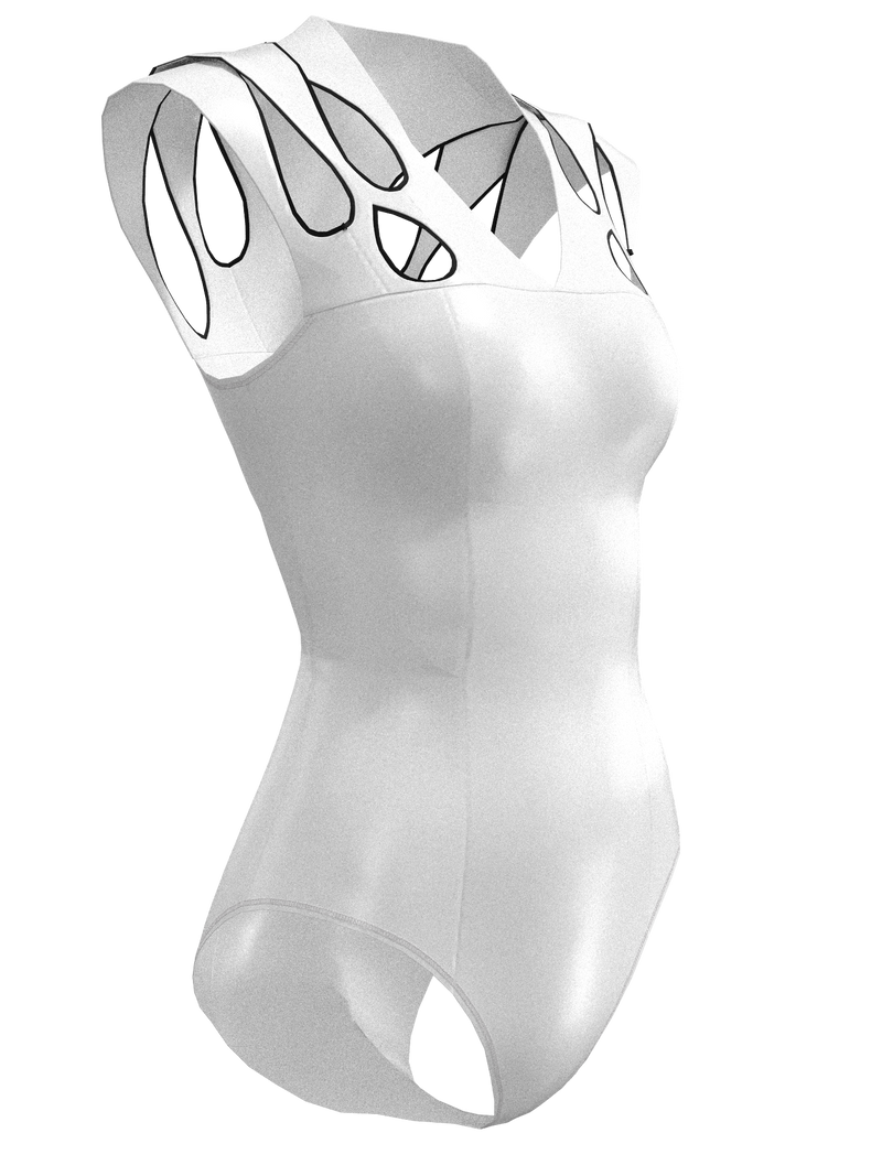 Exude Leotard White