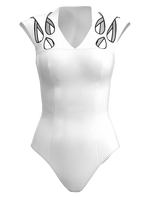 Exude Leotard White