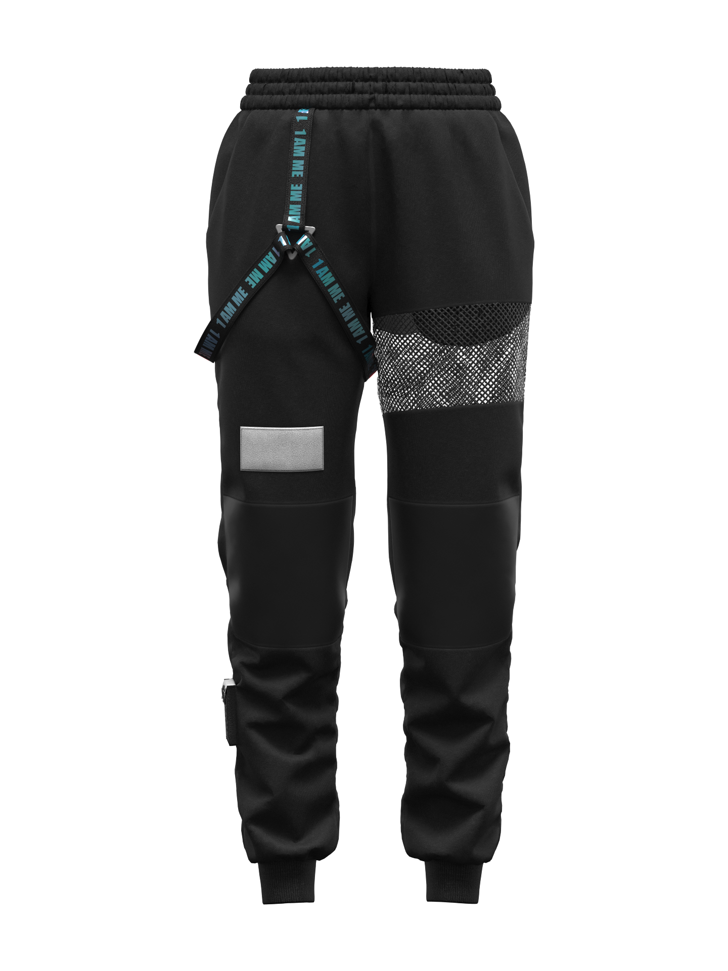 Mesh Thigh Pants