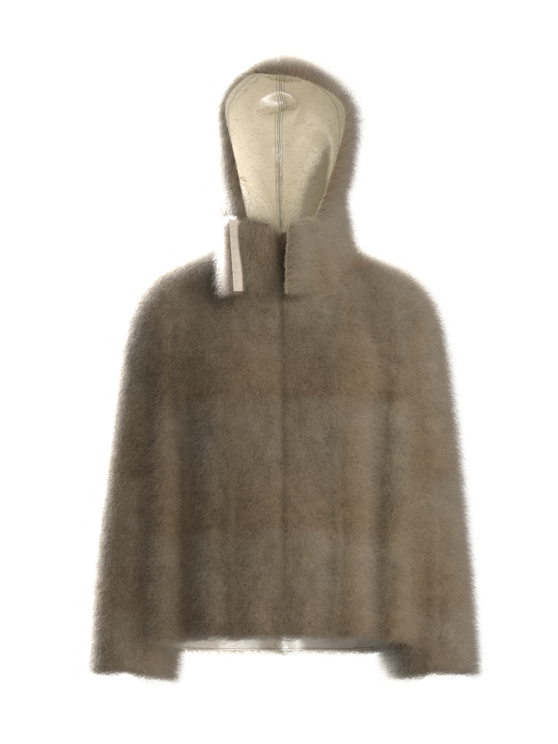 CARMINE NAPPI FUR HOOD BOMBER