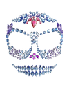 Bedazzled Skull Mask
