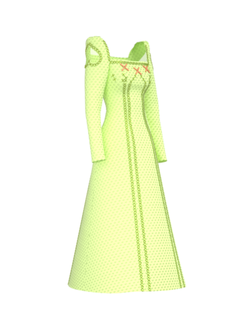 Light Green Dress, Alena Akhmadullina