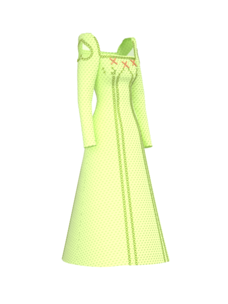Light Green Dress, Alena Akhmadullina