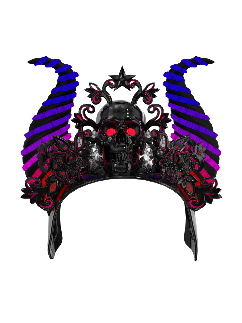Glowing Horns Headpiece