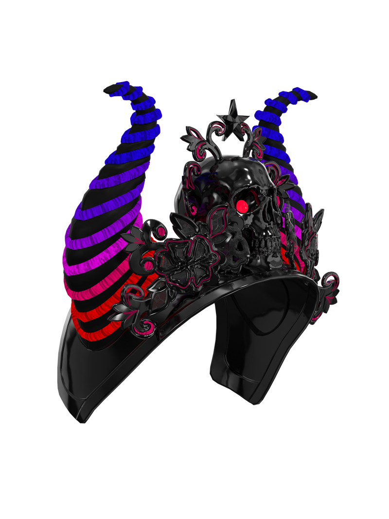 Glowing Horns Headpiece
