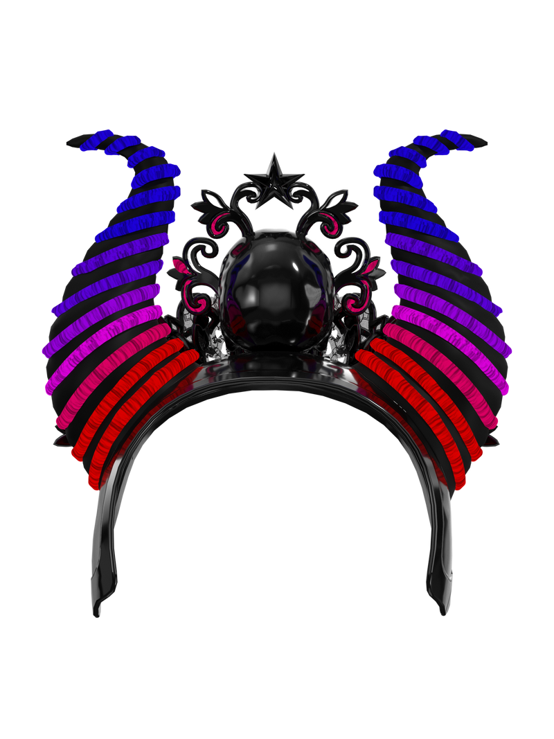 Glowing Horns Headpiece