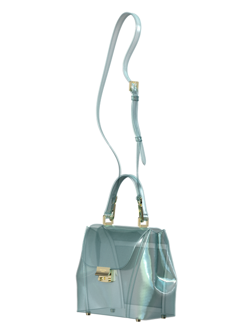 Audrey Mini - Iridescent Aqua Blue