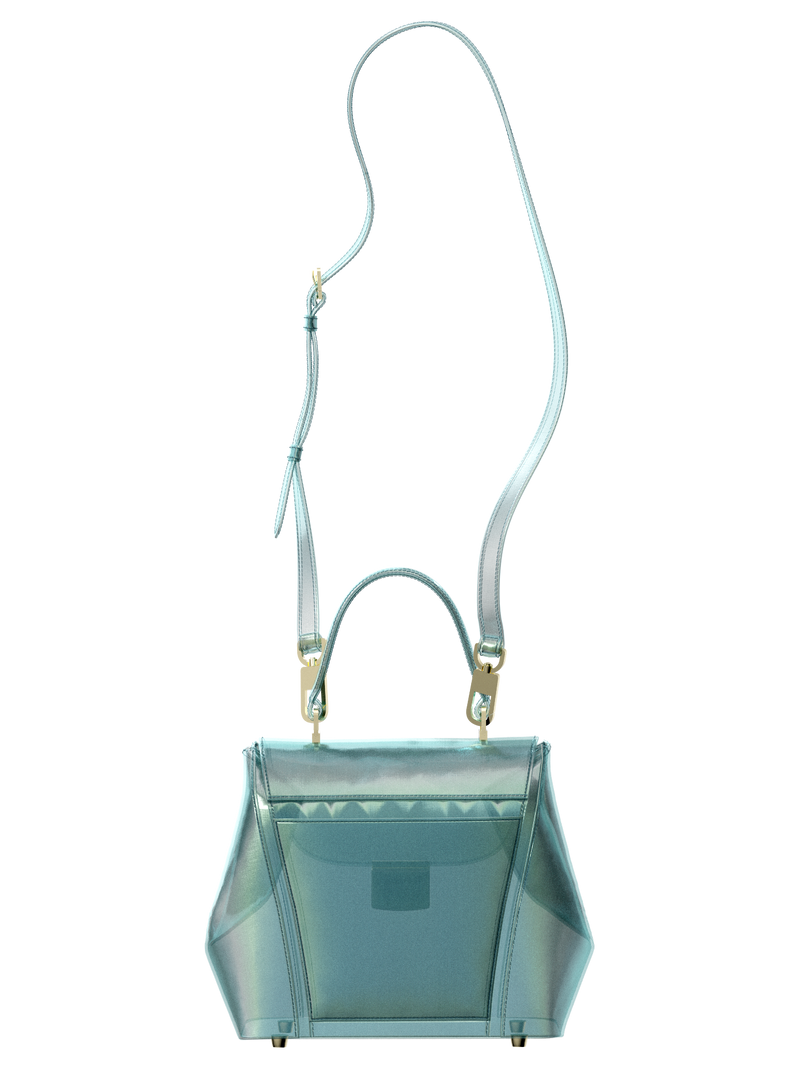 Audrey Mini - Iridescent Aqua Blue