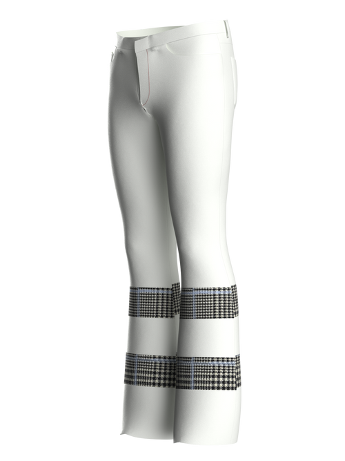 CARMINE NAPPI WHITE AND SQUARE PANTS