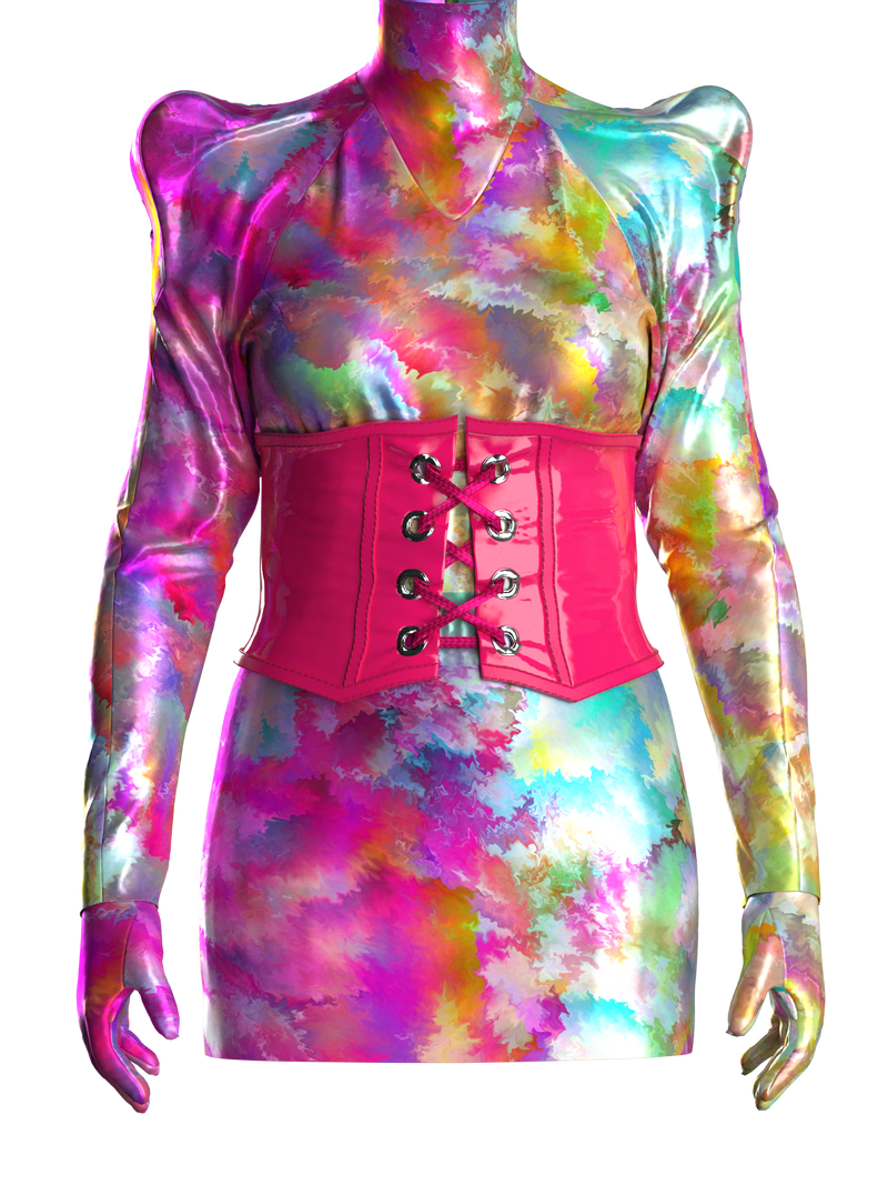 NEON DISCO DRESS
