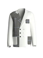 CARMINE NAPPI WHITE AND SQUARE JACKET