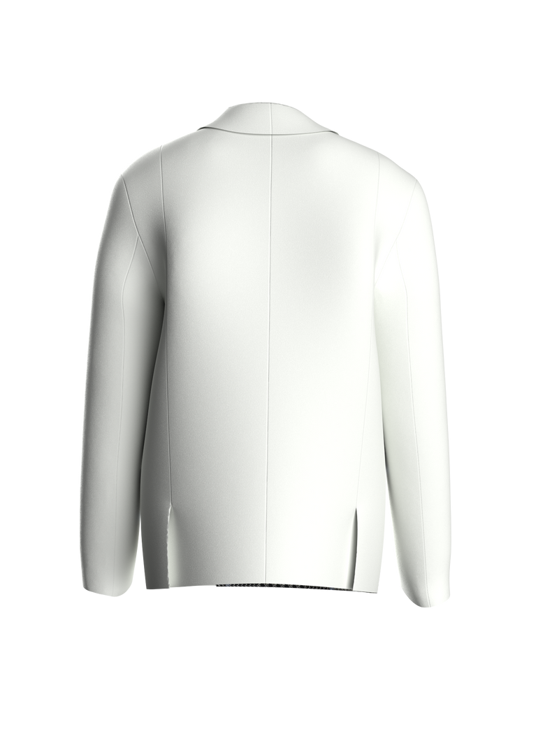 CARMINE NAPPI WHITE AND SQUARE JACKET