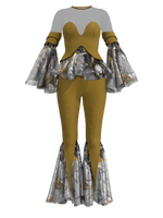 Bloom Outfit Gold/Marble