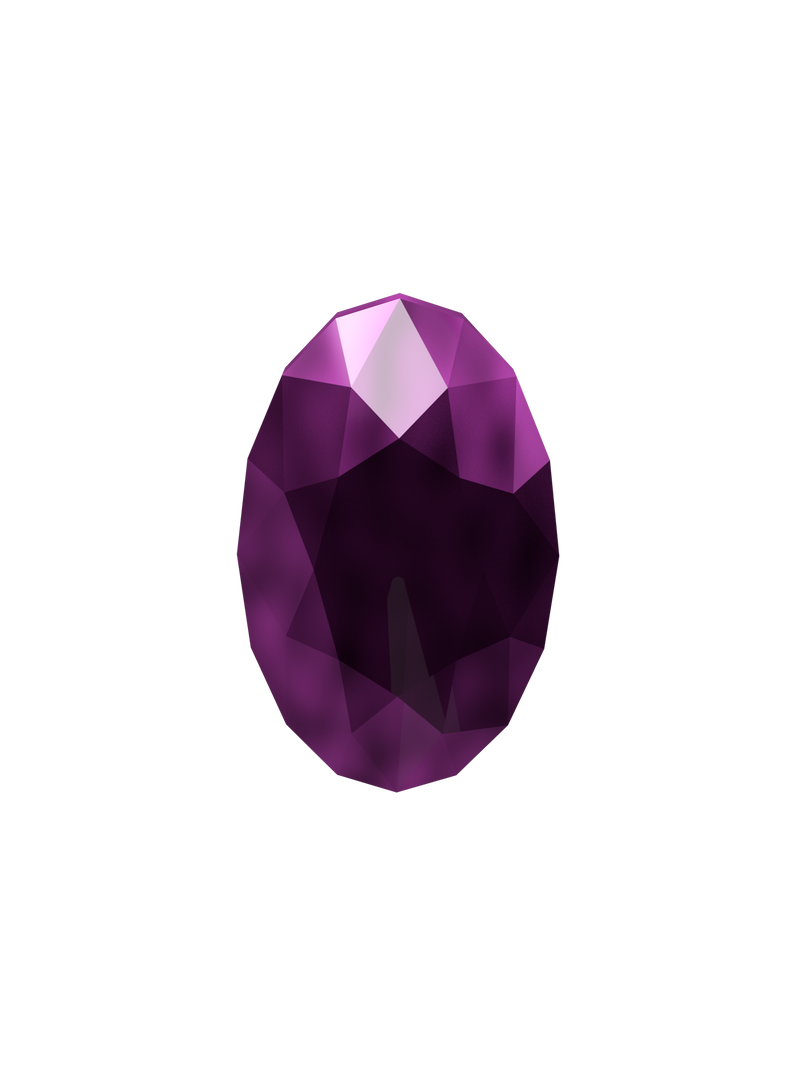 Body Jewels The Amethyst Oval Solitaire