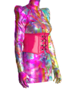 NEON DISCO DRESS