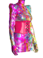 NEON DISCO DRESS