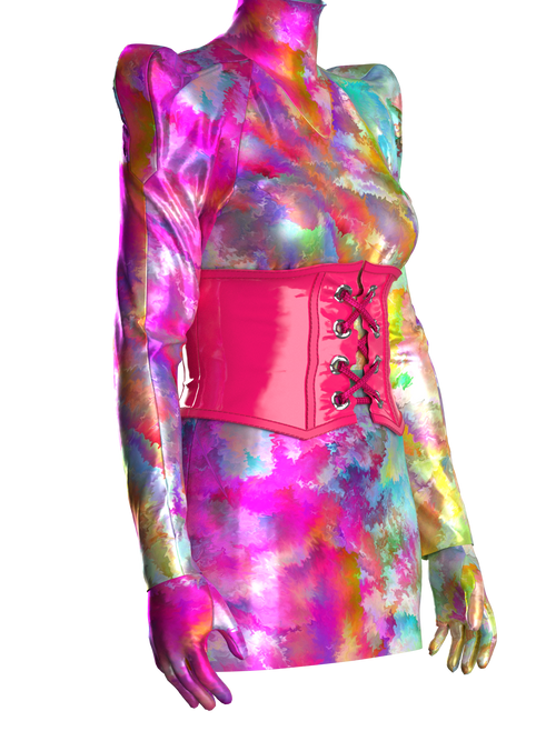 NEON DISCO DRESS