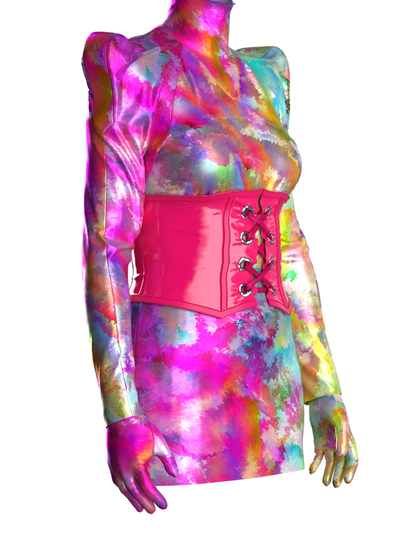 NEON DISCO DRESS