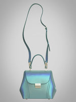 Audrey Mini - Metallic Aqua Blue