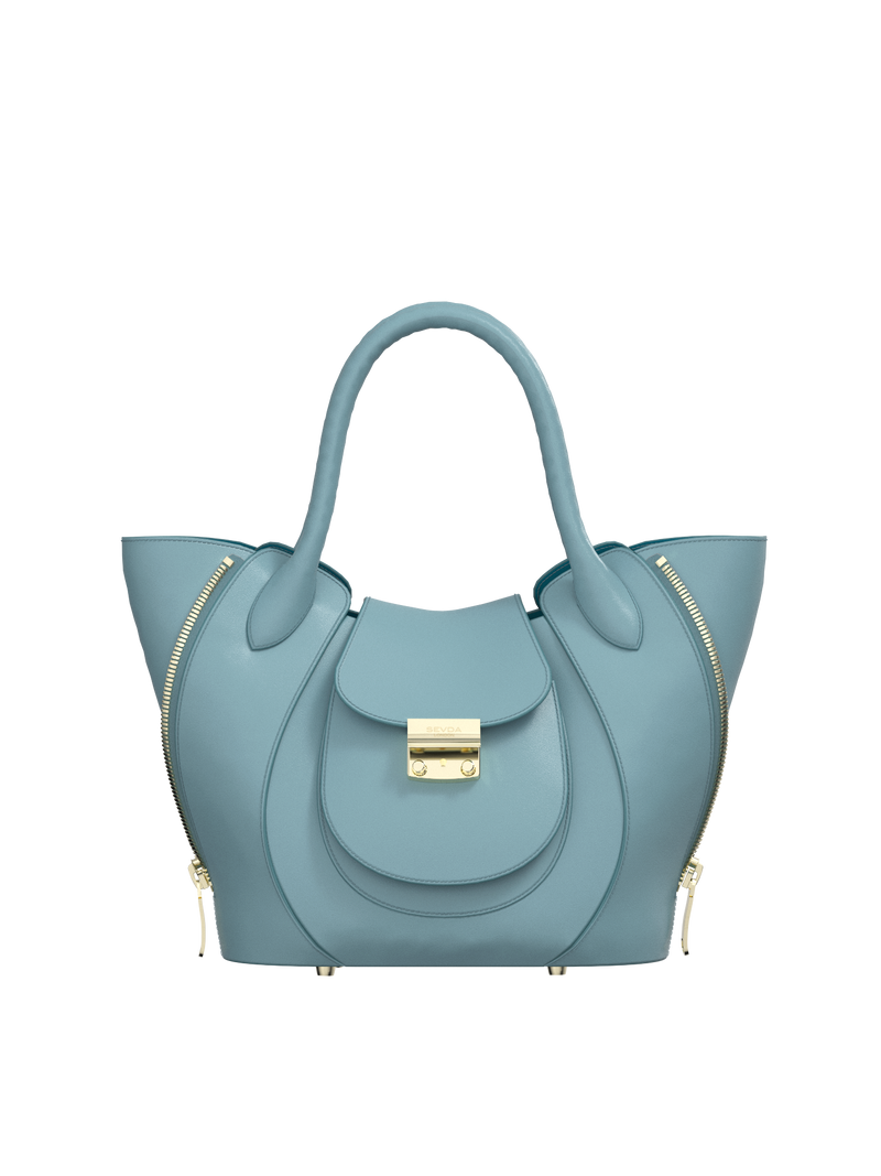 Tulip Bag - Iced Aqua Blue