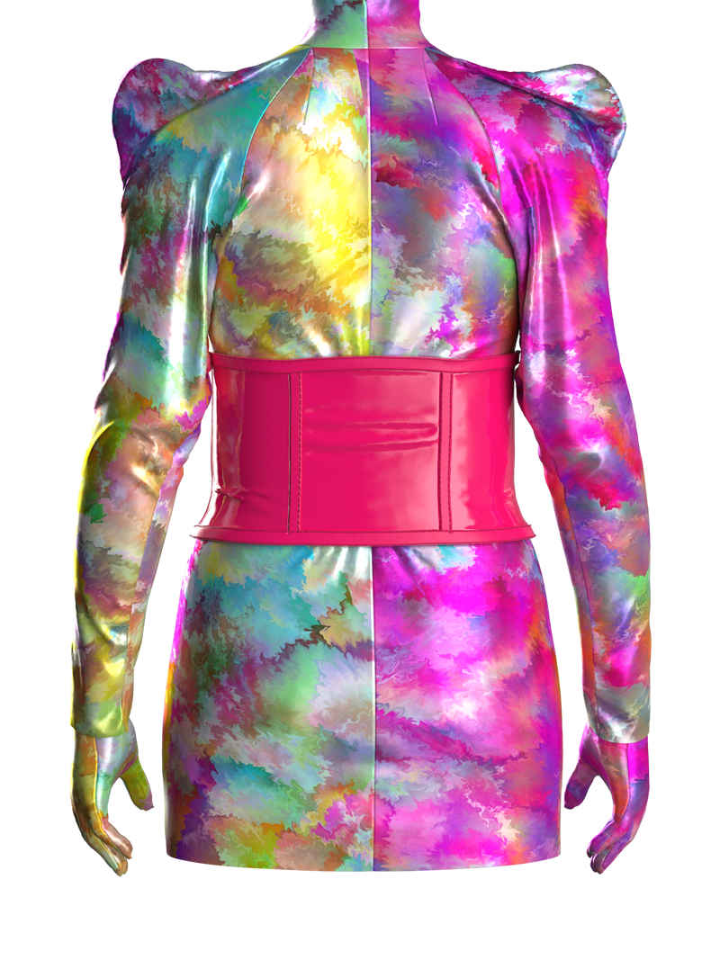 NEON DISCO DRESS