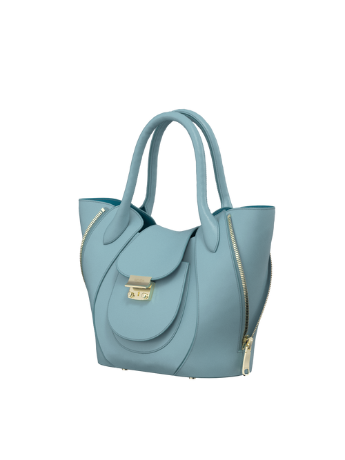 Tulip Bag - Iced Aqua Blue