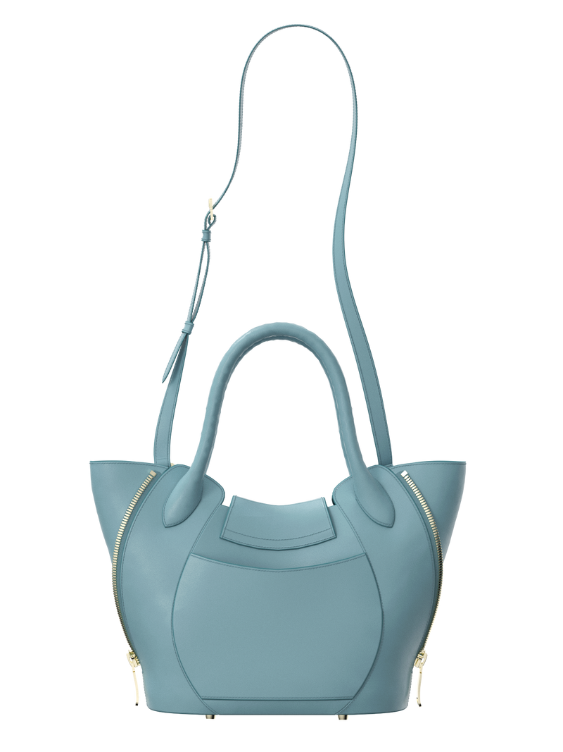 Tulip Bag - Iced Aqua Blue