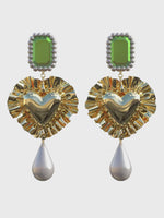 Golden Heart Earrings