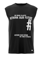 No More Plastic Rethink our future T-SHIRT