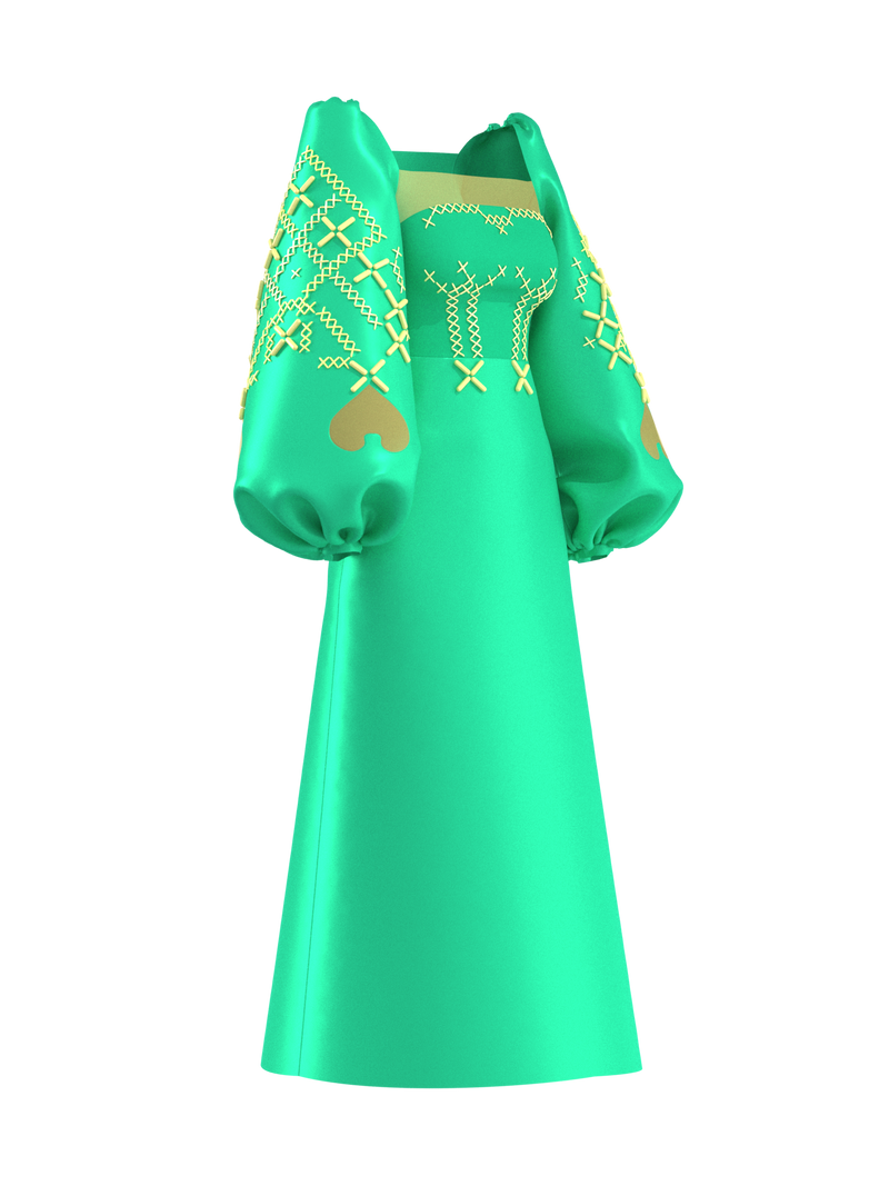 Dark Green Dress, Alena Akhmadullina