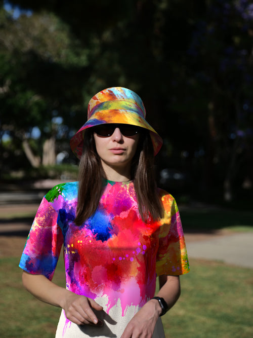 Color Splash bucket hat