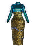 Caddisfly Long skirt + Top Iridescent