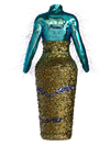 Caddisfly Long skirt + Top Iridescent