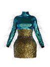 Caddisfly Short skirt + Top Iridescent