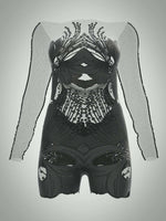 DiGi-BLOOM Bodysuit Female Black