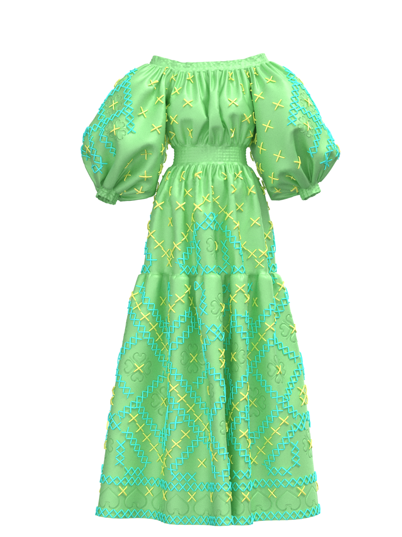 Open Shoulders Dress, Alena Akhmadullina