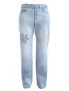 Pacsun Floral Patch Jeans