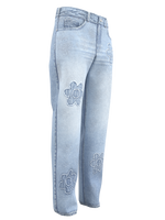 Pacsun Floral Patch Jeans