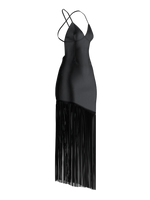 Vintage 90's Backless Fringe Dress