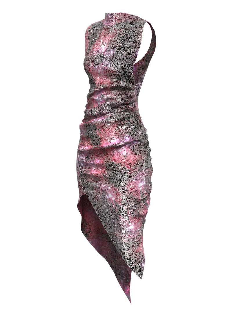 Nebula Dress Red by Arnaud Pepin-Donat