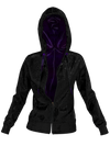 Nebula Hoodie Black & Purple by Arnaud Pepin-Donat