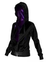 Nebula Hoodie Black & Purple by Arnaud Pepin-Donat