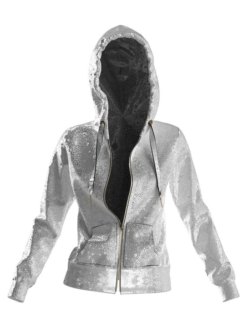 White Ice Hoodie by Arnaud Pepin-Donat