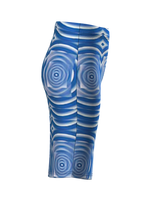 BLUE WAVE PENCIL SKIRT